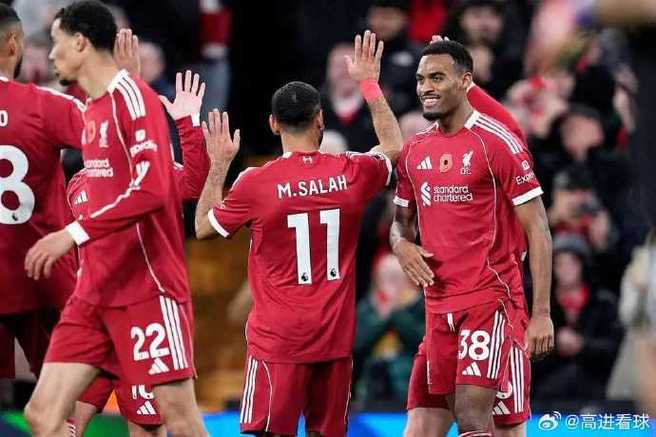 36分，利物浦是2025年至今英超主场拿分最多的球队